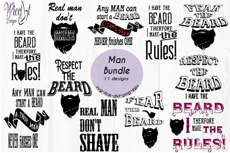 man-bundle-hipster-beard-quote-svg