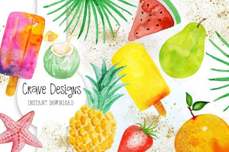 exotic-fruits-clip-art