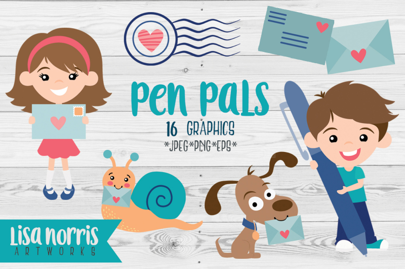 pen-pals-clip-art-graphics