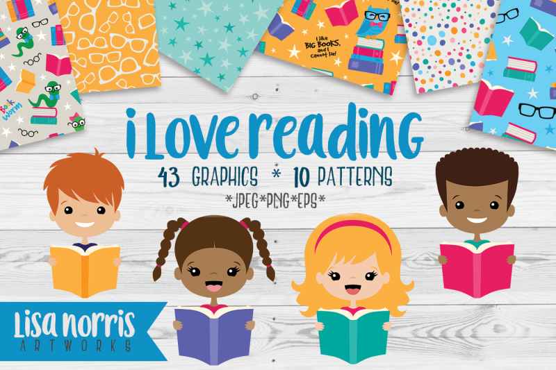 i-love-reading-clip-art-graphics-and-patterns