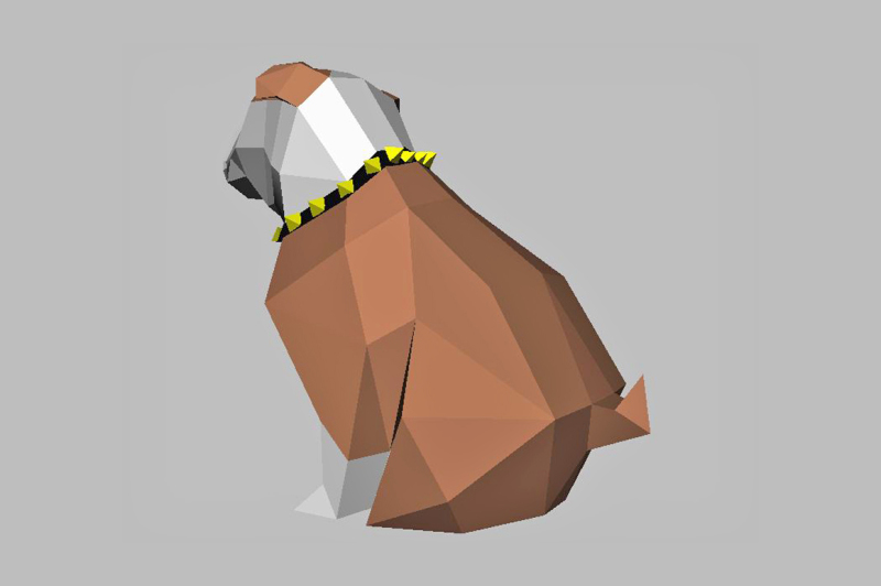 diy-bulldog-3d-papercraft