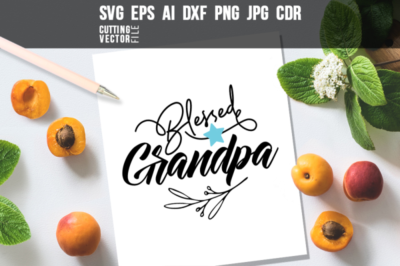 blessed-grandpa-svg-eps-ai-cdr-dxf-png-jpg