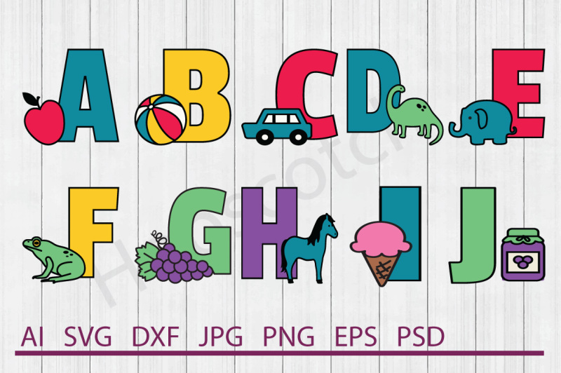 Download Alphabet Bundle, SVG Filex, DXF Files, Cuttable Files By ...