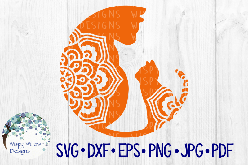 Free Free Layered Cat Mandala Svg 605 SVG PNG EPS DXF File
