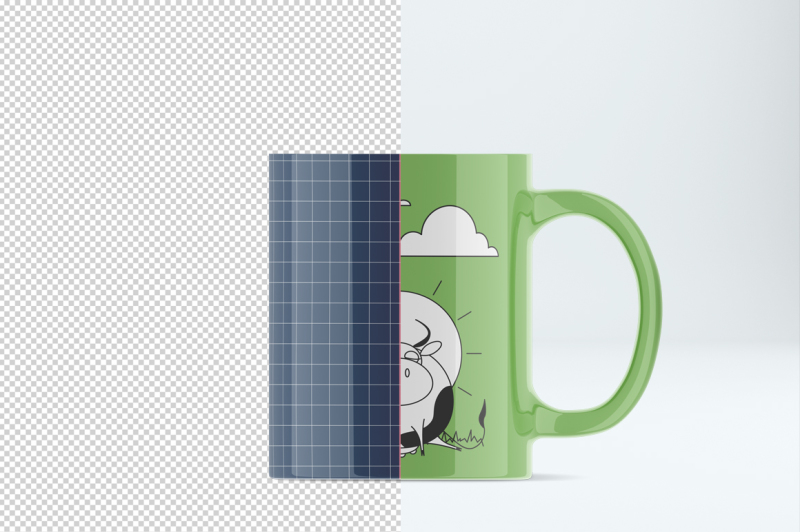 Download Ceramic mug mockup. Product place. PSD object mockup. By NatalyDesign | TheHungryJPEG.com