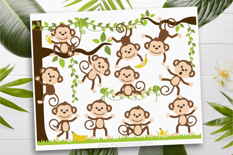 little-monkeys-svg-clip-art