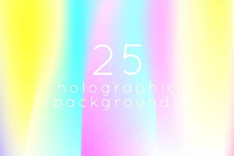 25-square-holographic-backgrounds