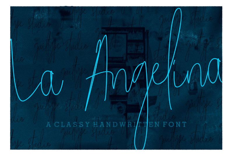 la-angelina-signature-font