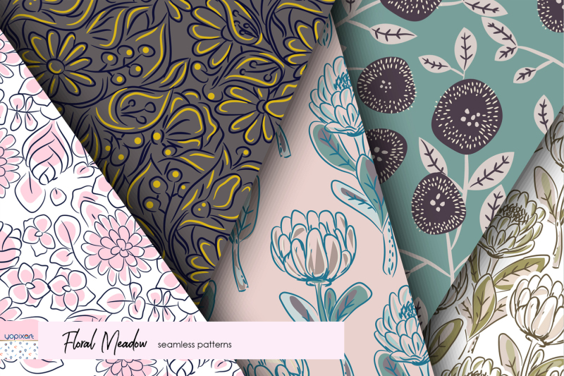 floral-meadow-seamless-patterns