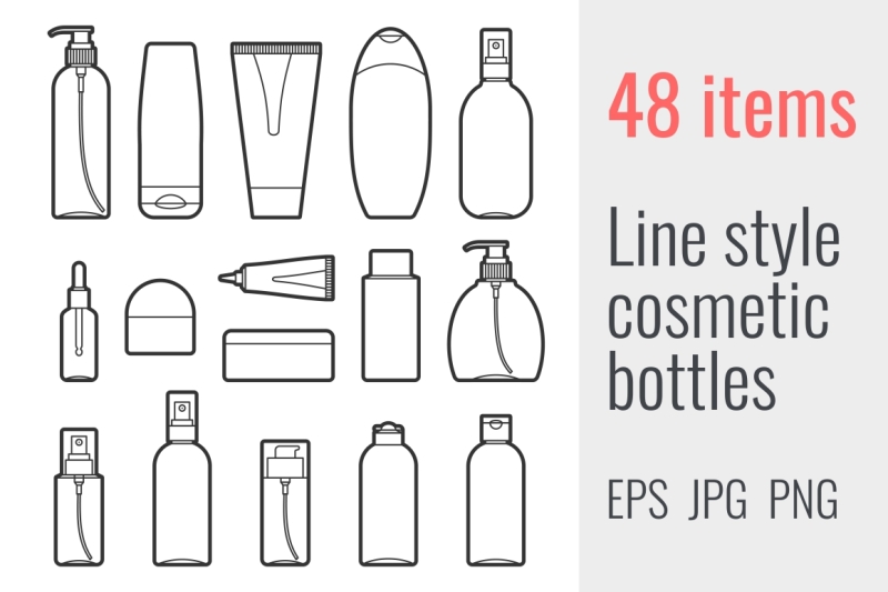 48-line-style-cosmetic-bottles