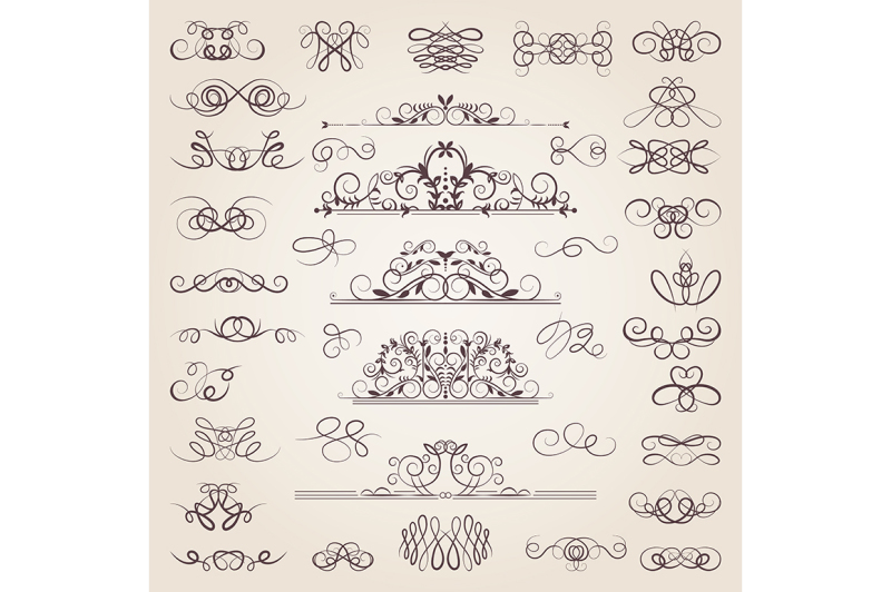 vector-set-of-decorative-classical-swirls-and-strokes
