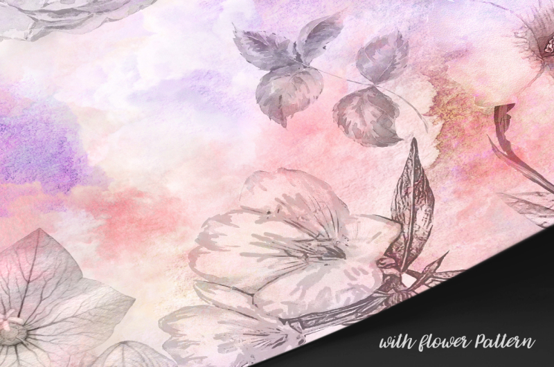 water-color-with-flower-background-vol-4