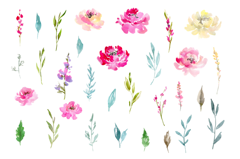 watercolor-peonies-flowers-bouquets