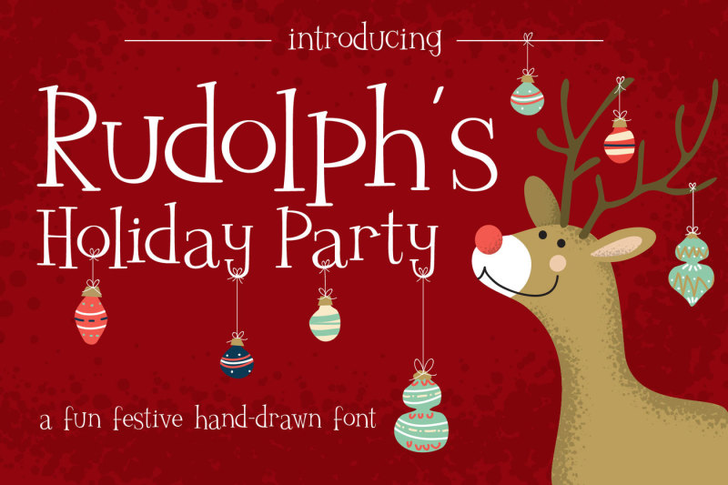 rudolph-s-holiday-party-font
