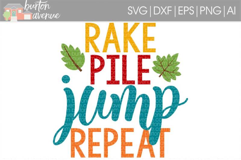 rake-pile-jump-repeat-svg-cut-file