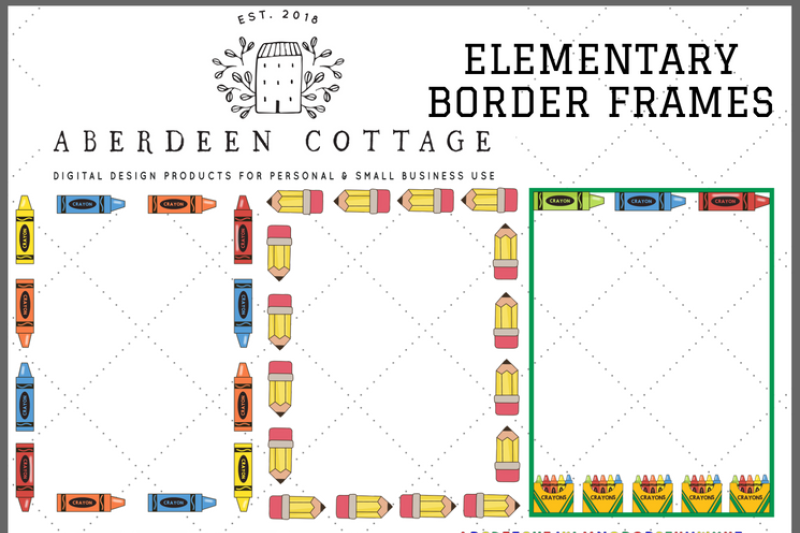 elementary-color-border-frames-clip-art