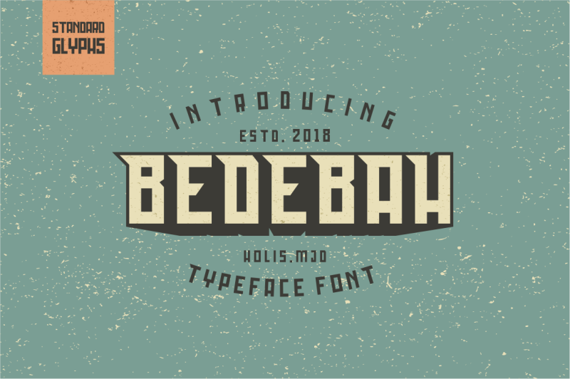 bedebah-typeface