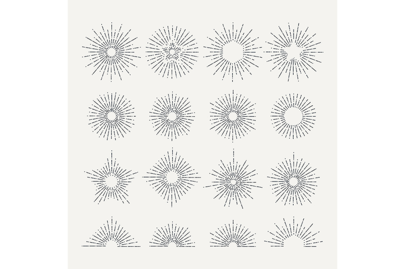 sunburst-retro-icon-set-line-drawing-of-sunshine