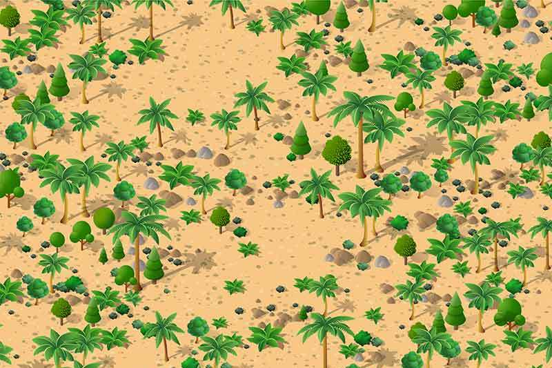 the-isometric-natural-landscape-of-palm-trees