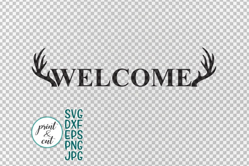 welcome-sign-modern-farmhouse-style-antlers-wreath-svg-print