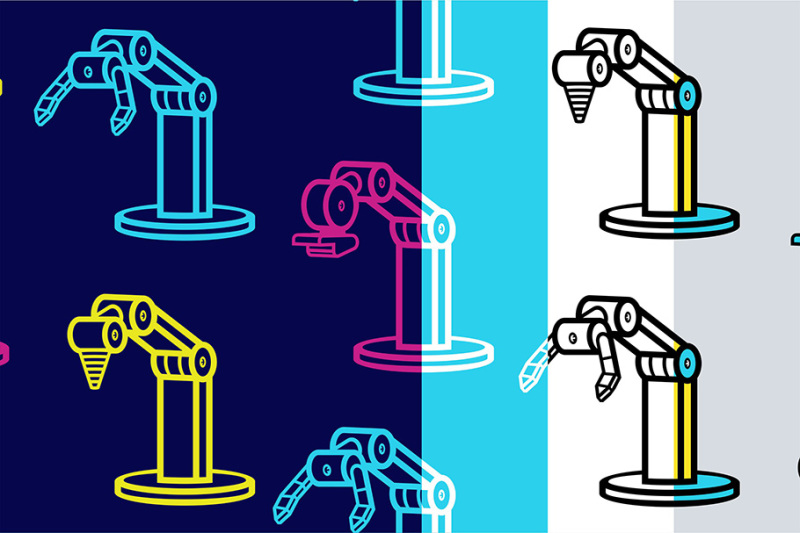 seamless-pattern-with-robotic-arms