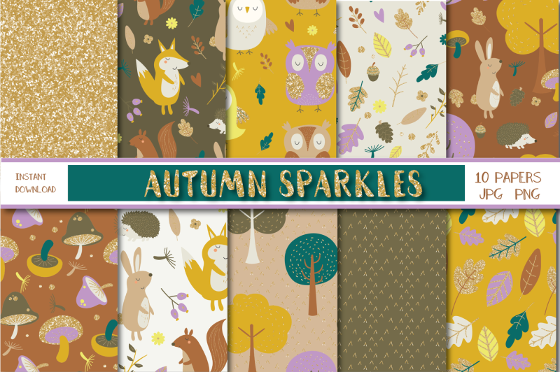 autumn-sparkles-paper