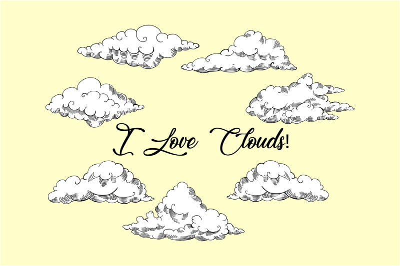 clouds-digital-clip-art-sky-air-retro-vintage-hand-drawn-sketch