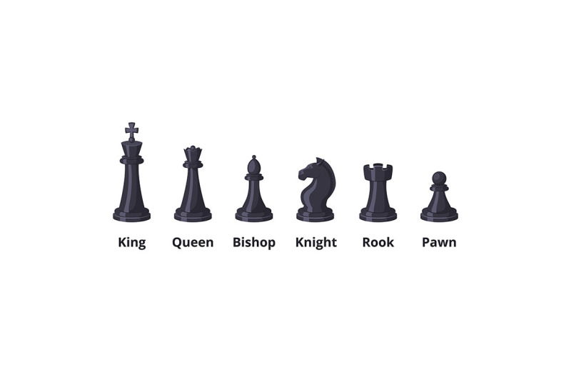vector-set-of-chess-icons-set-isolate-on-white