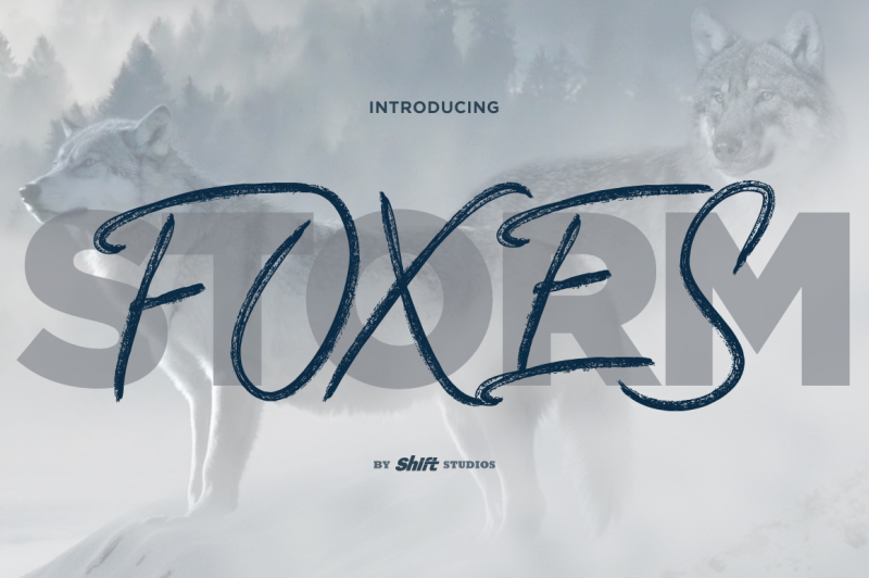 foxes-typeface