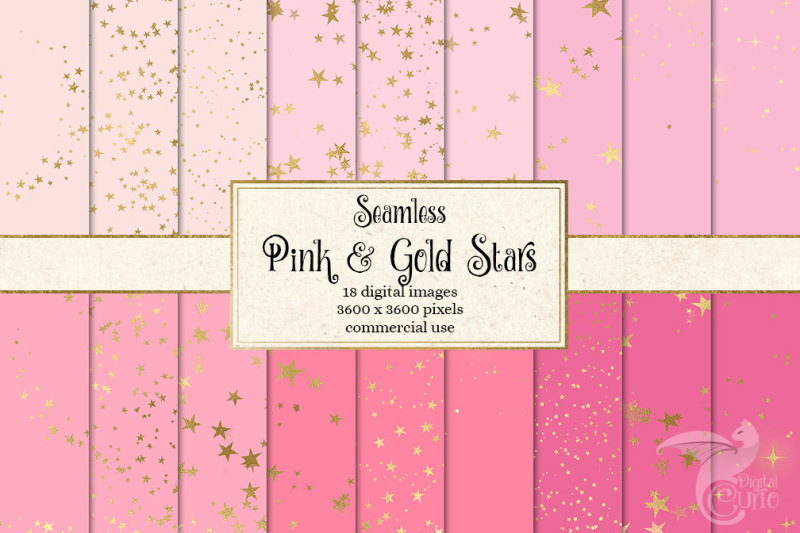 pink-and-gold-star-digital-paper