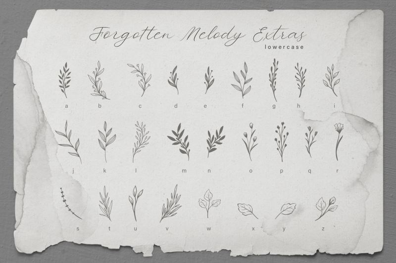 forgotten-melody-font-with-extras