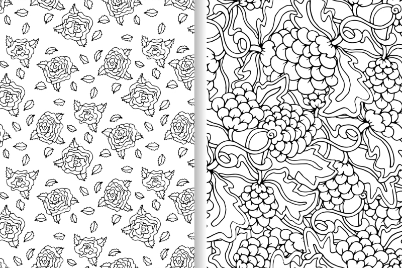 monochrome-patterns-collection