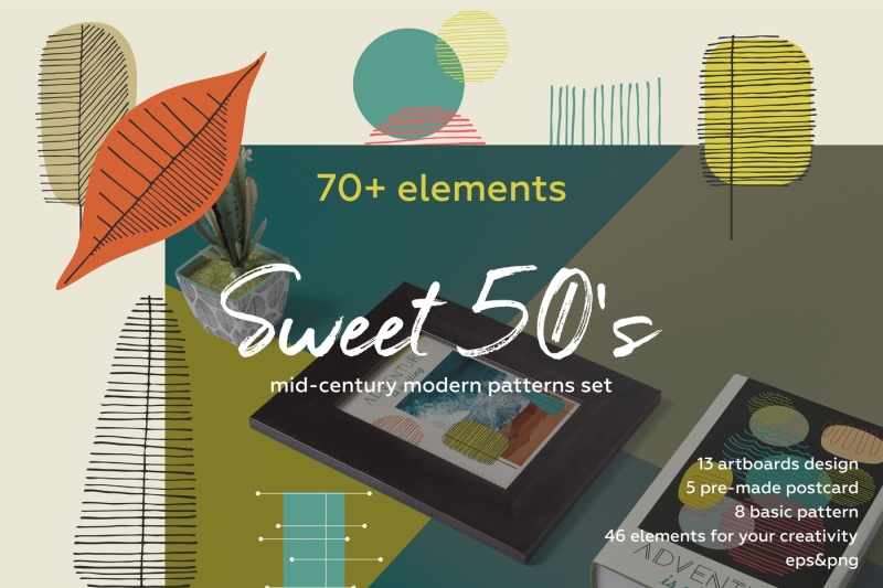 sweet-50-s-vintage-pattern-set