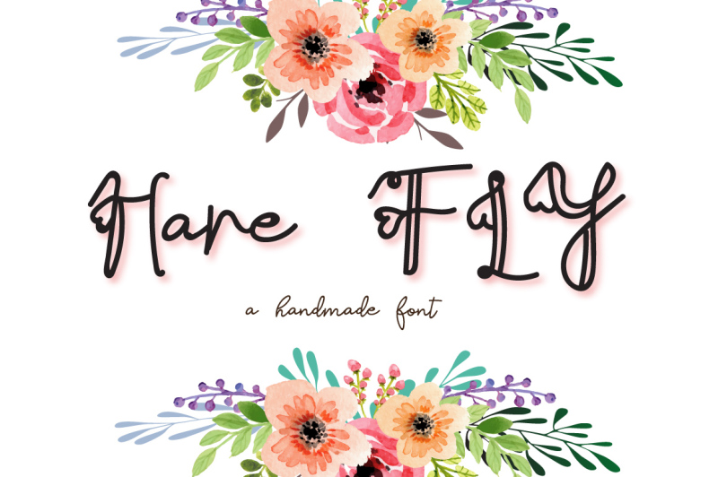 hare-fly-font