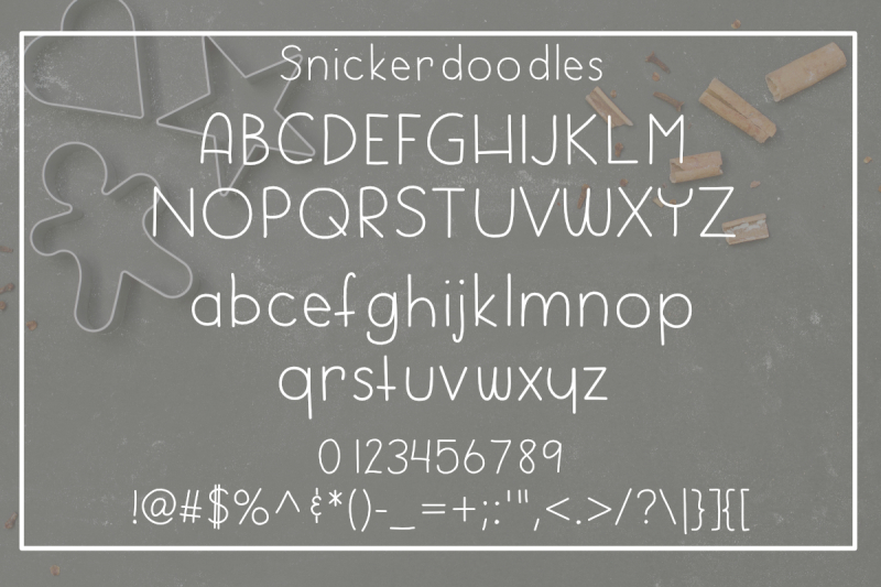 snickerdoodles-font