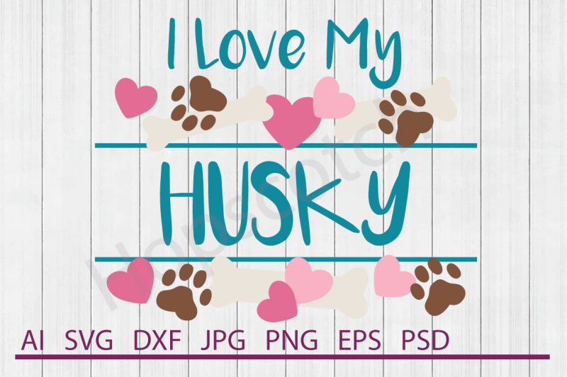 husky-svg-husky-dxf-cuttable-file
