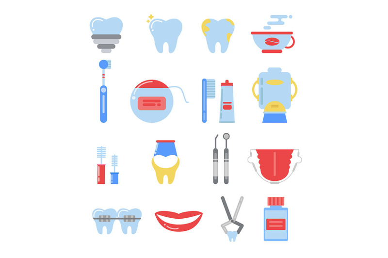 dental-icon-set