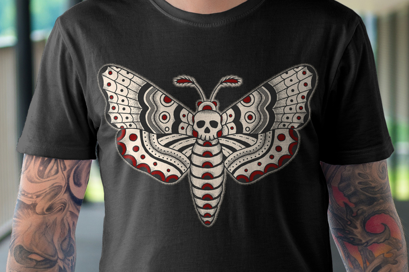 death-head-moth-design