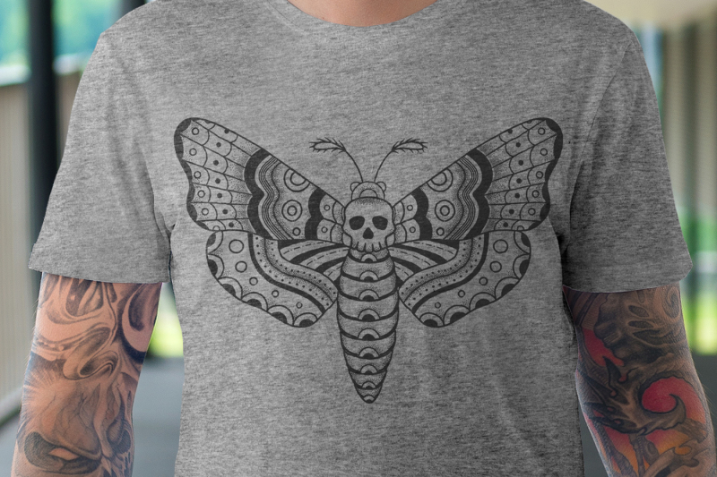death-head-moth-design