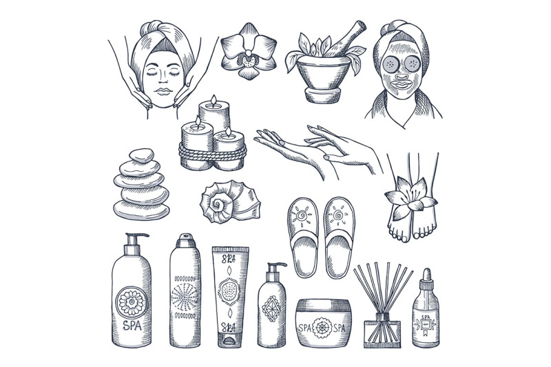 illustrations-set-for-spa-salon