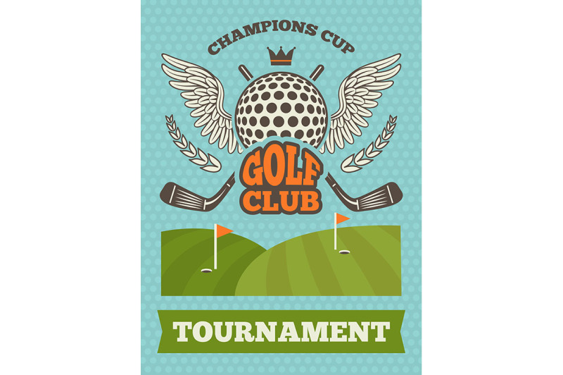 vintage-poster-for-golf-tournament