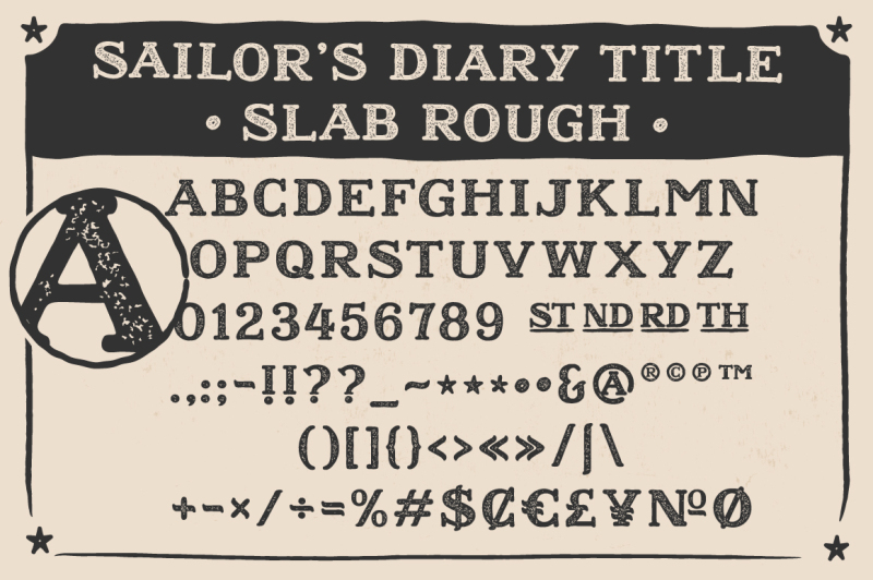 sailors-diary-font-bundle