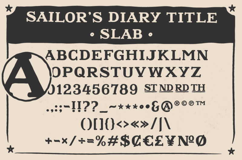 sailors-diary-font-bundle