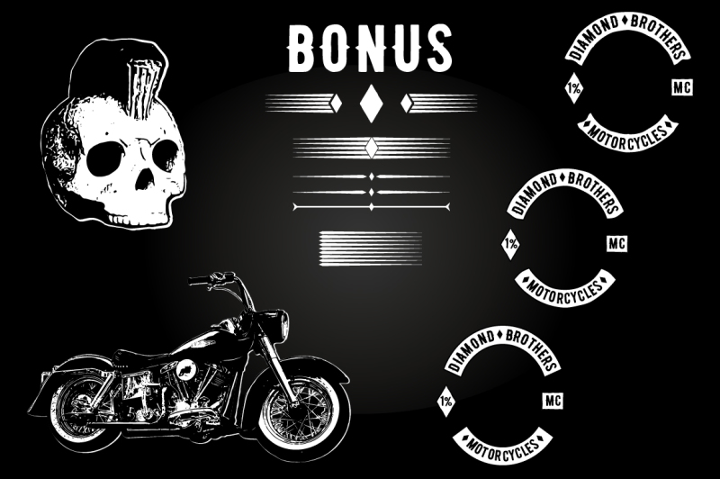 biker-diamond-typeface