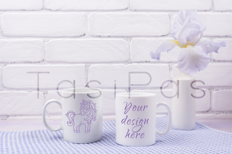 two-coffee-mug-mockup-with-iris-flowers