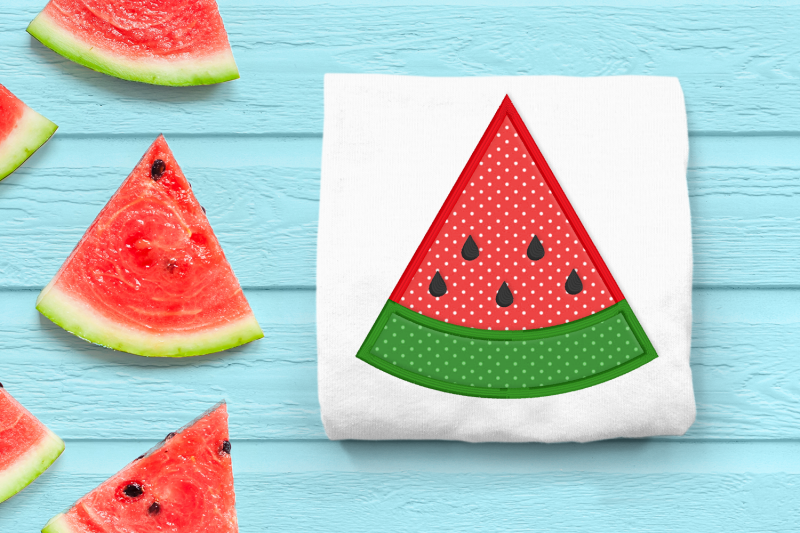 watermelon-slice-applique-embroidery