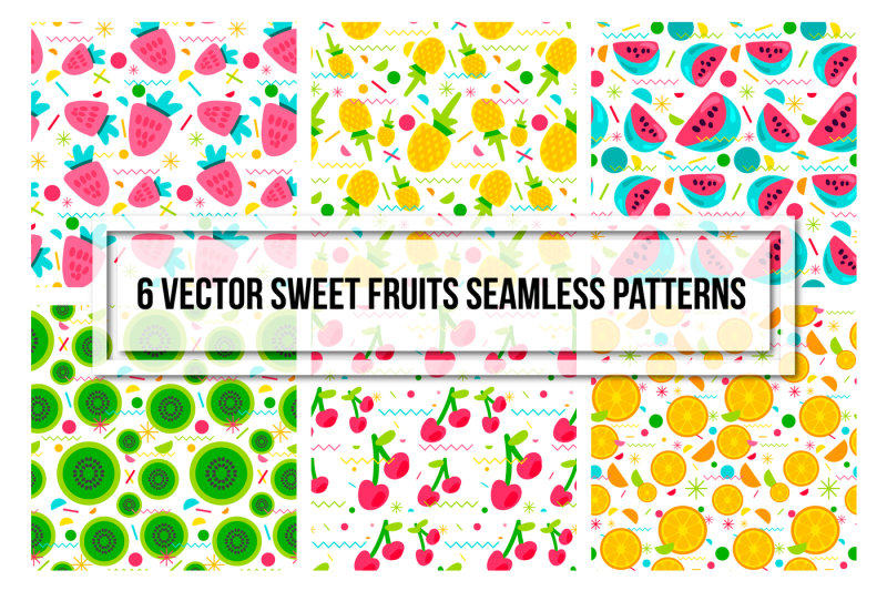 sweet-fruits-and-berries-seamless-patterns