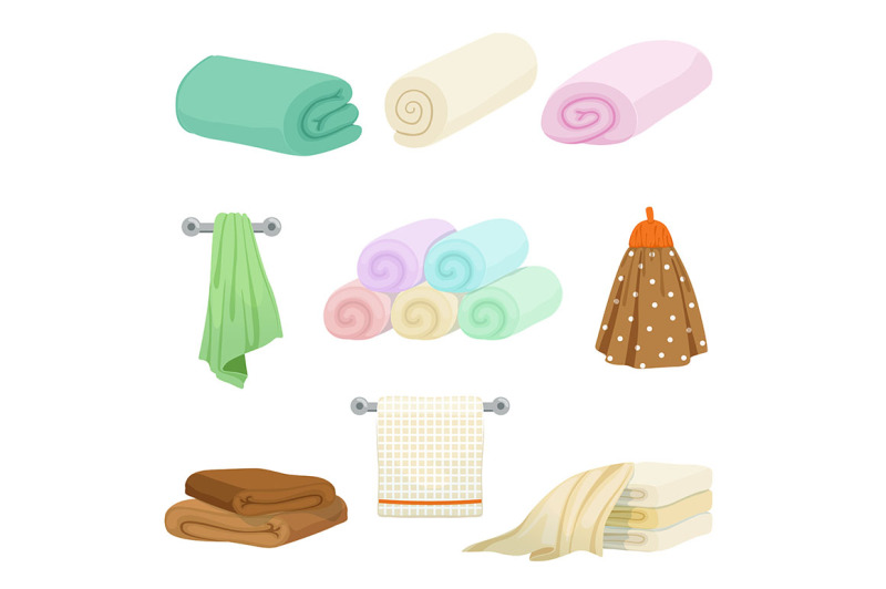 different-colored-towels-for-kitchen-and-bathroom