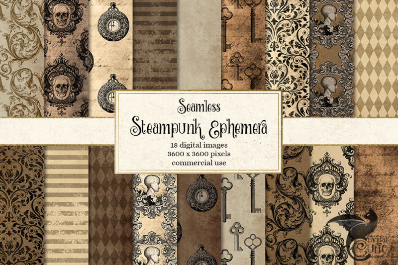 steampunk-ephemera-digital-paper