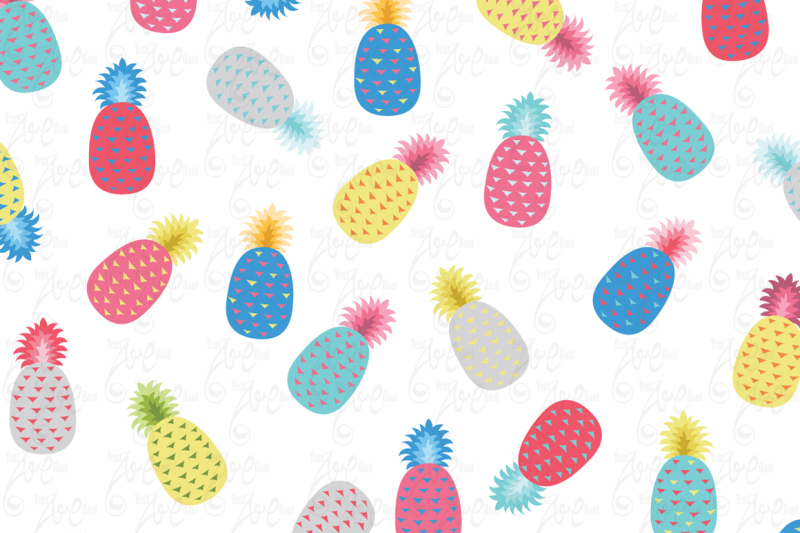 pineapple-digital-paper-pack